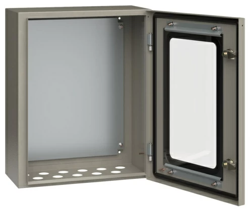 Корпус металлический ЩМП-2-0 У2 IP54 с прозрач. дверцей IEK