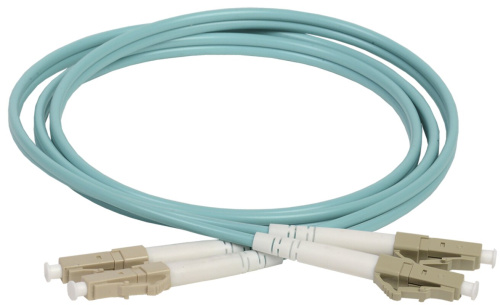 Оптический коммутационный соед шнур (патч-корд), MM, 50/125 (OM3), LC/UPC-LC/UPC, (Duplex), 2м ITK