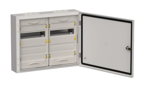 Корпус металлический ЩРн-48 (2х24) 460х570х140мм IP54 серый (одна дверь) TITAN 5 IEK