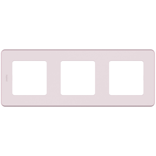 Рамка 3-местная розовый INSPIRIA