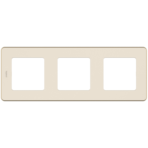 Рамка 3-местная слоновая кость INSPIRIA
