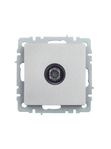 Розетка TV оконечная РТВ11-0-БрА алюминий BRITE IEK