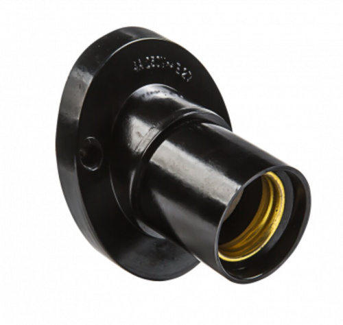 Патрон Е27 Ф П-02 Е27 карболитовый настенный IN HOME