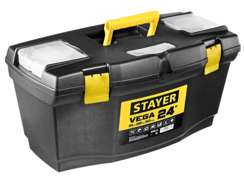 Ящик STAYER "VEGA-16" пластиковый с органайзерами, 