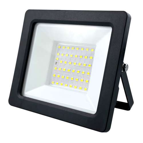 Прожектор светодиодный уличный ЭРА LPR-042-3-65K-050 50Вт 4000лм 6500K КСС Д 120° 2 года IP65 черный