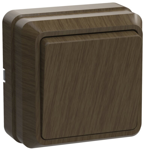 Выключатель 1-клавишный для открытой установки 10А ВС20-1-0-ОД дуб OKTAVA GENERICA