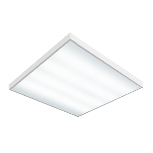 Светильник светодиодный LED 595х595х55 54Вт 4000К IP54 медицинский аварийный накладной с опаловым ра