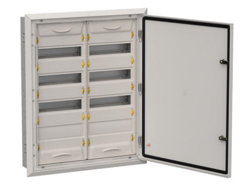Корпус металлический ЩРв-96 (2х48) 755х625х130мм IP31 серый (одна дверь) TITAN 5 IEK
