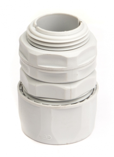 Переходник армированная труба-коробка, IP65, 1/4, д.10мм DKC