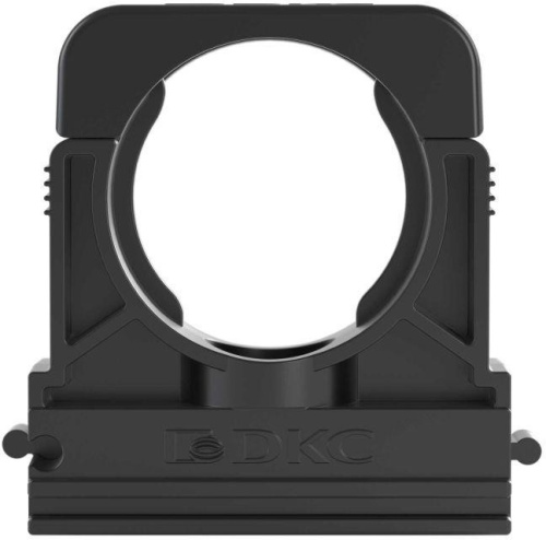 Держатель с крышкой DN 23 мм, полиамид, цвет чёрный DKC