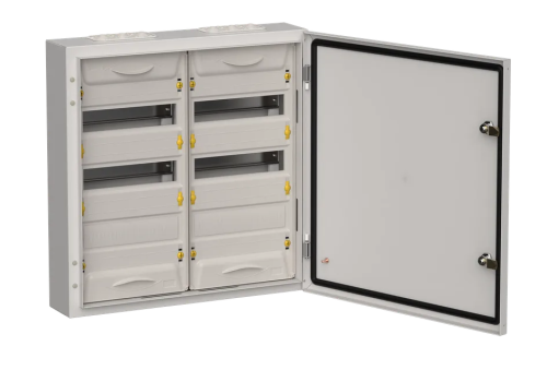 Корпус металлический ЩРн-72 (2х36) 585х570х140мм IP54 серый (одна дверь) TITAN 5 IEK