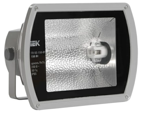 Прожектор ГО02-150-01 150Вт Rx7s серый симметричный  IP65 ИЭК  