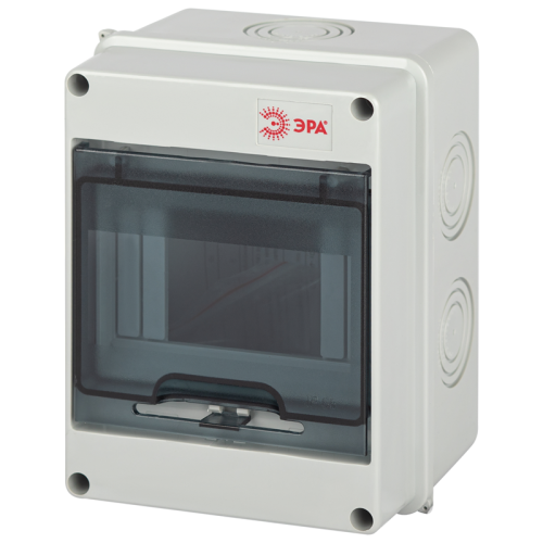 Корпус пластиковый навесной ЭРА SIMPLE КМПн-5 IP65 серый