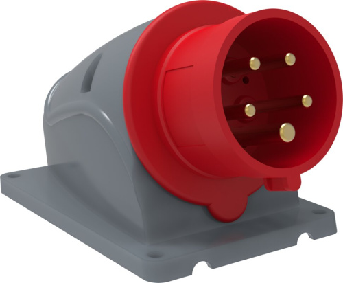 Вилка стационарная ССИ-515 16А-6ч/200/346-240/415В 3Р+РЕ+N IP44 MAGNUM ИЭК