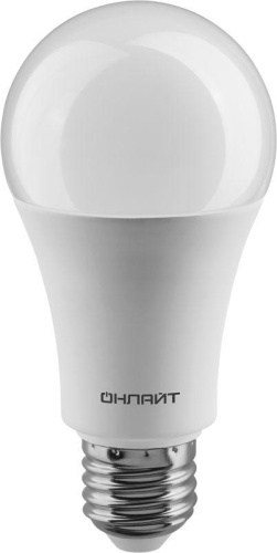 Лампа светодиодная LED ОНЛАЙТ 61 157  OLL-A60-20-230-2.7K-E27 грушевидная 20Вт