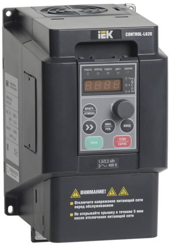 Преобразователь частоты CONTROL-L620 380В, 3Ф 1,5-2,2 kW IEK