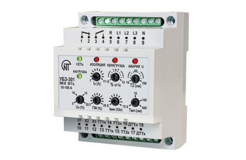 Универсальный блок защиты УБЗ-301М 10-100А