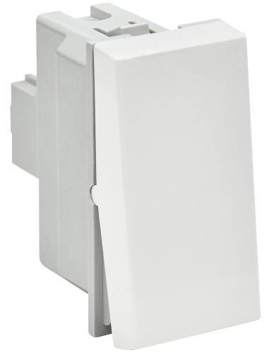 ВК0-11-00-П Выключатель одноклавишный (1 модуль) белый PRIMER IEK