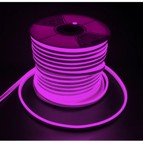 Лента светодиодная Лента "Неон" PFN-01 2835/120 220V 6w/m 8*16mm Purple IP65 100m