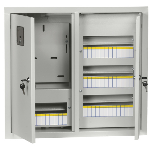 Корпус металлический ЩУРв-3/48 (550х610х165мм) IP31 TITAN IEK