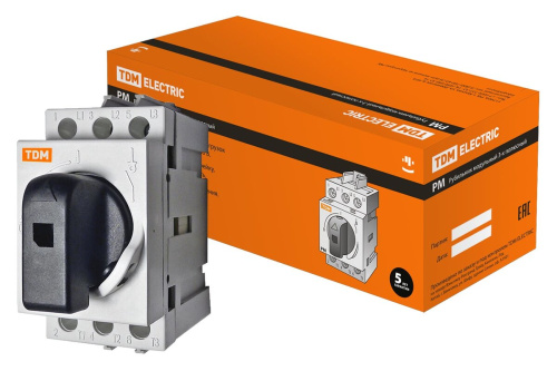 Рубильник модульный РМ-40 ЗП 40А TDM