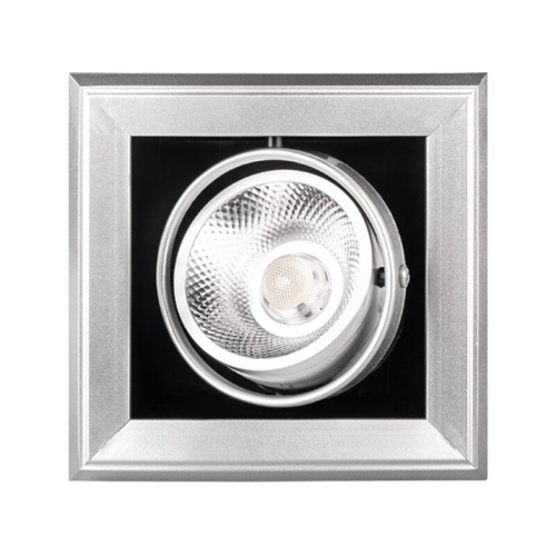 Светильник встраиваемый карданный PSP-S 311  1x9W 4000K 24° GREY  IP40 Jazzway