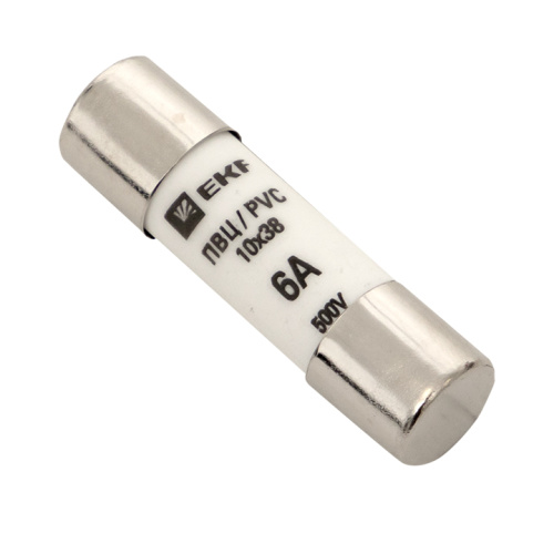 Плавкая вставка цилиндрическая ПВЦ (10x38) 6А EKF