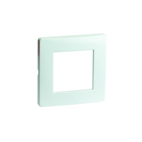 Рамка на 2 модуля (одноместная), белая, RAL9010 DKC