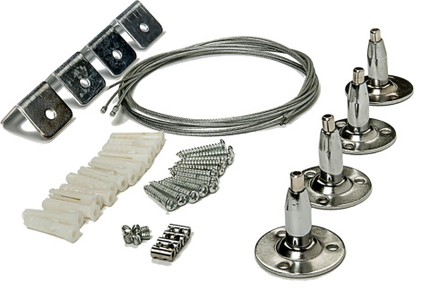 Комплект подвесов LP-КПТ на тросах для панели светодиодной 