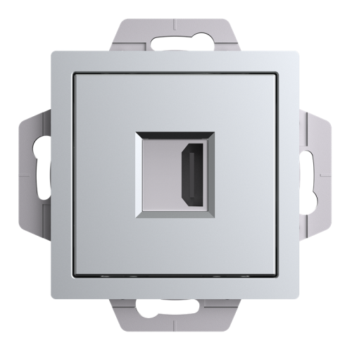 Розетка HDMI, механизм, АЛЮМИНИЙ ATLASDESIGN