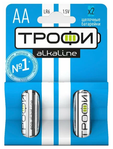 Батарейки Трофи LR6-2BL ENERGY POWER Alkaline (40/320/15360)