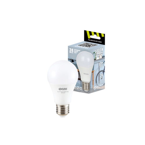 Лампа светодиодная FLL- A60 24w E27 5000K 230/50 ФАZA