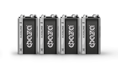 Щелочная батарейка 9V ФАZА  6LR61 Alkaline Pack-4