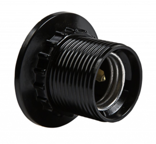 Патрон Е27 Н12РП-01 Е27 карболитовый с прижимным кольцом IN HOME