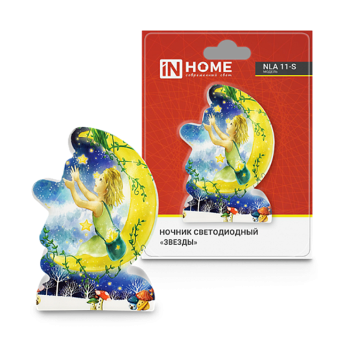Ночник светодиодный NLA 11-S ЗВЕЗДЫ с выкл 230В IN HOME