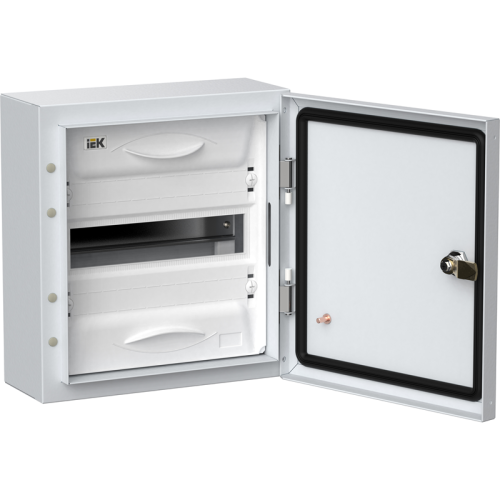 Корпус металлический ЩРн-24 (1х24) 460х310х140мм IP54 серый (одна дверь) TITAN 5 IEK