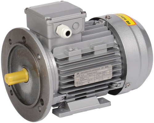 Электродвигатель асинхронный трехфазный АИР 63B4 380В 0,37кВт 1500об/мин 2081 DRIVE IEK