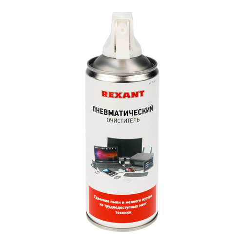 Пневматический очиститель (Сжатый воздух) DUST OFF, 520мл (400мл), аэрозоль REXANT