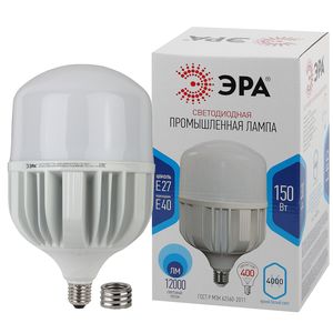 Лампа светодиодная ЭРА STD LED POWER T160-150W-4000-E27/E40 E27 / E40 150 Вт колокол нейтральный бел