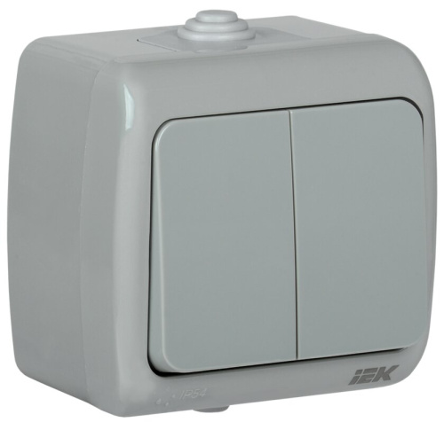 Выключатель 2 кл. откр. уст. 10А IP54 AQUATIC ВС-20-2-0-А IEK
