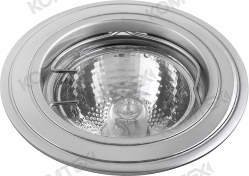 Светильник CORONA 51 0 21, литой неповоротный, хром матовый/хром/хром матовый. КОМТЕХ