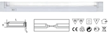 Светильник Navigator NEL-B2-E108-T5-840/WH (ЛПБ T5 8 Вт)