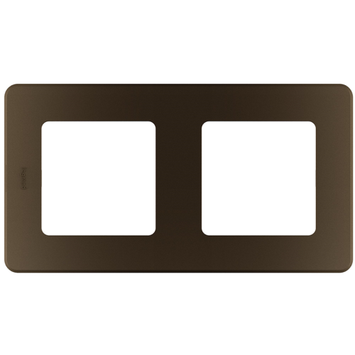 Рамка 2-местная бронза INSPIRIA