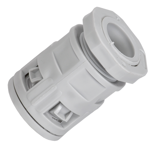 Муфта вводная для гофрированных труб MVN32 IP40 серая ELASTA IEK