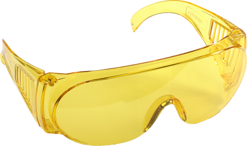 Очки STAYER  защитные, MX-3 монолинза с боковой вентиляцией, желтые