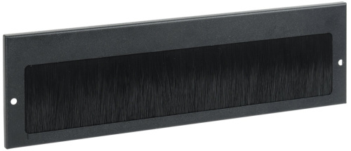 Щеточный кабельный ввод 390х115мм черный ITK