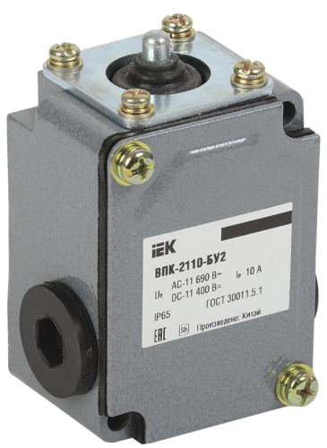 Выключатель концевой ВПК-2110-БУ2 толкатель IP65 IEK