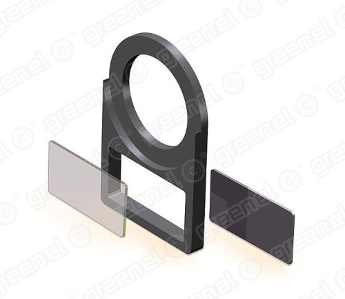 Держатель маркировки D22 для светосигнальной арматуры, маркировка 20х25