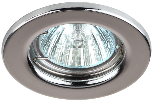 Светильник встраиваемый штампованный ЭРА ST1 CH под лампу MR16 GU5.3 хром