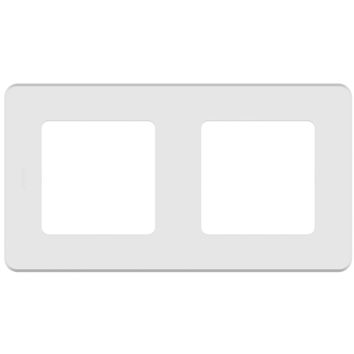 Рамка 2-местная белый INSPIRIA